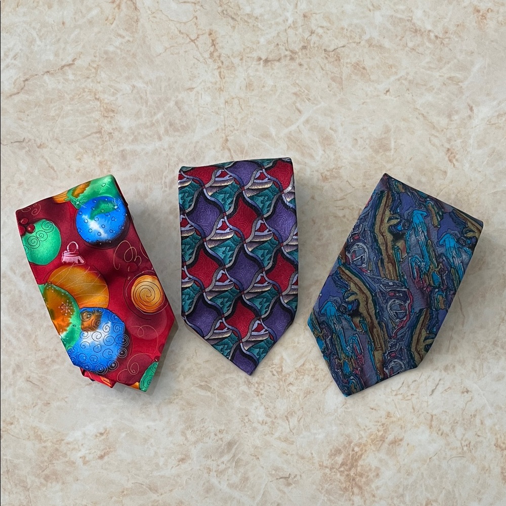 Colorful Men's J. Garcia Tie Set